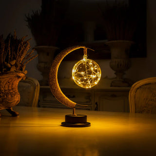 Tragbare Mondlampe Tischleuchte fürs Schlafzimmer