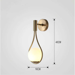 Moderne LED-Wandleuchte im nordischen Stil
