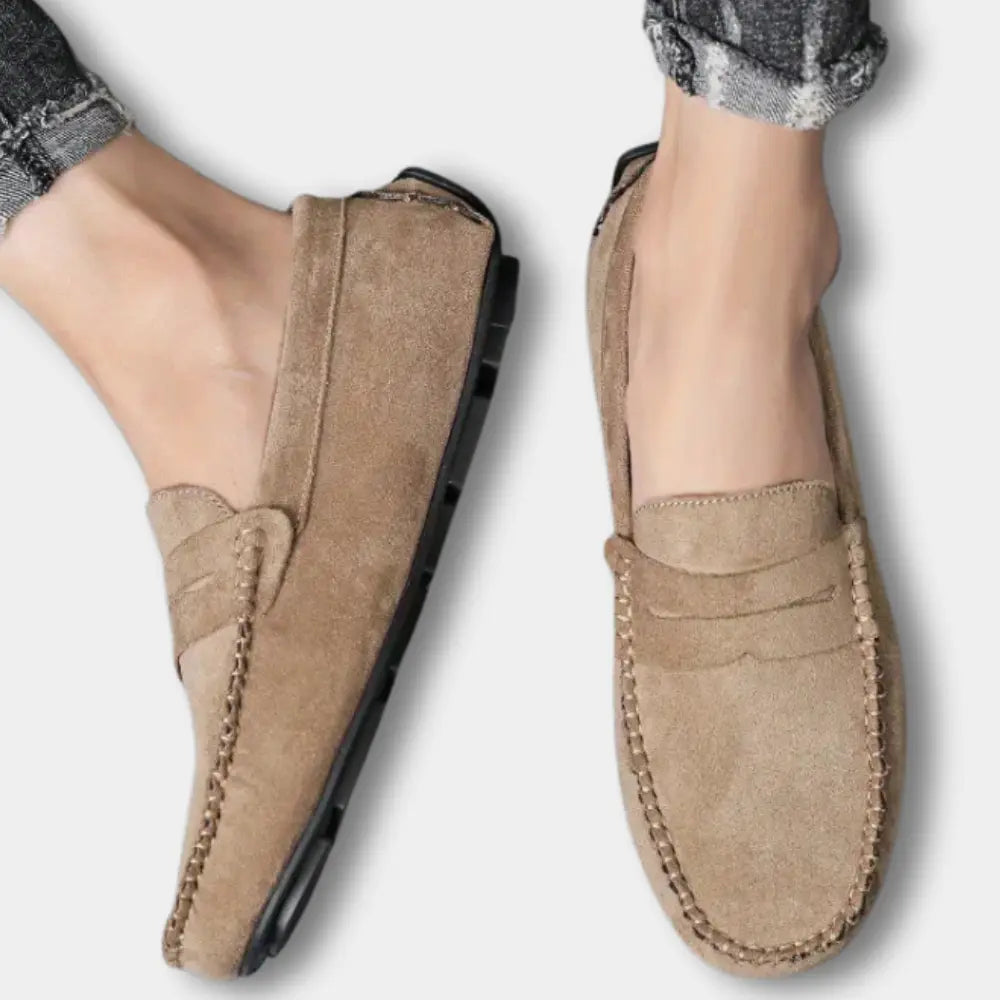 Loafer mit Mokassin-Naht und flexibler Sohle für Herren – Oren
