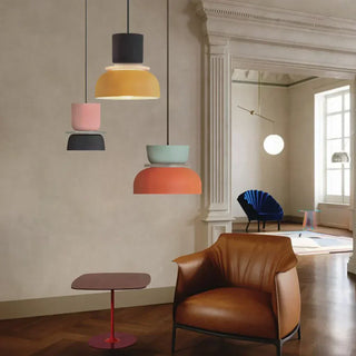 Moderne nordische minimalistische Hängeleuchten mit Farbakzenten