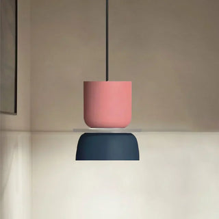 Moderne nordische minimalistische Hängeleuchten mit Farbakzenten