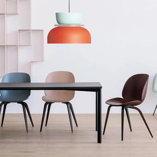 Moderne nordische minimalistische Hängeleuchten mit Farbakzenten