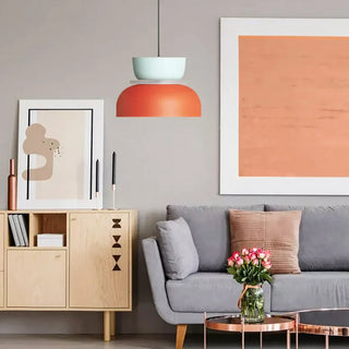 Moderne nordische minimalistische Hängeleuchten mit Farbakzenten