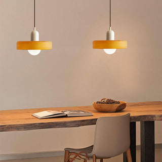 Moderne Glas Pendelleuchte Art Déco Design für Esszimmer und Wohnzimmer
