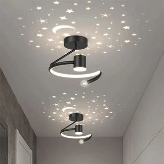 Stilvolle Sternenhimmel Kronleuchter LED Deckenleuchte