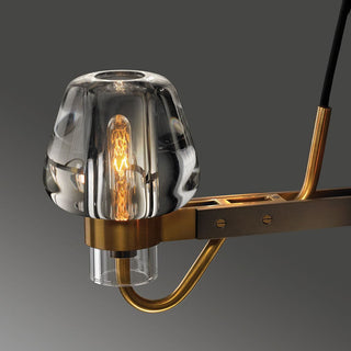 Zeitgenössischer Glas Schirm Kronleuchter