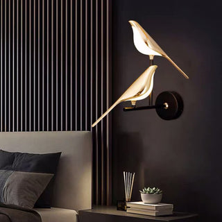 Elegante Vogel Wandleuchte im modernen Design