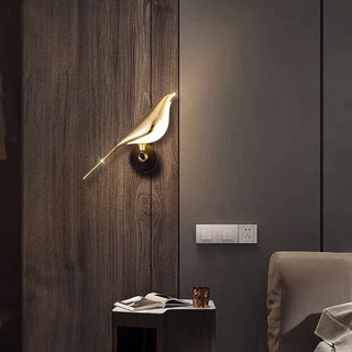 Elegante Vogel Wandleuchte im modernen Design
