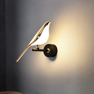 Elegante Vogel Wandleuchte im modernen Design