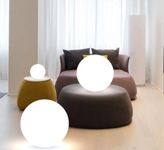 Dimmbar LED Akku Nachttischleuchte – Runde Dekolampe