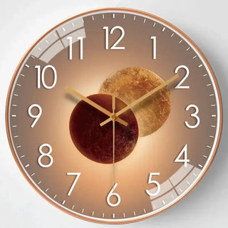 LED Wanduhr Modern mit Beleuchtung – Große Wohnwand Uhr für Wohnzimmer, Büro