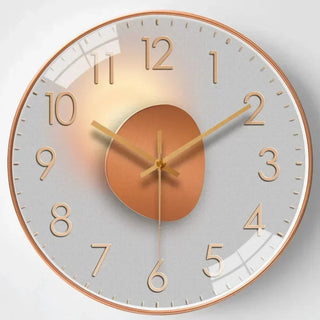 LED Wanduhr Modern mit Beleuchtung – Große Wohnwand Uhr für Wohnzimmer, Büro
