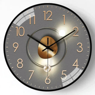 LED Wanduhr Modern mit Beleuchtung – Große Wohnwand Uhr für Wohnzimmer, Büro