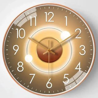 LED Wanduhr Modern mit Beleuchtung – Große Wohnwand Uhr für Wohnzimmer, Büro