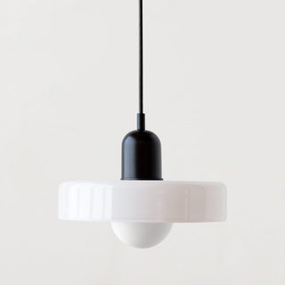 Moderne Glas Pendelleuchte Art Déco Design für Esszimmer und Wohnzimmer