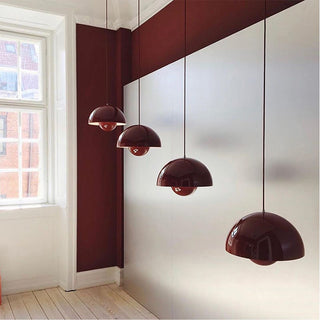 Bunter Halbkreisförmiger Farbiger Kronleuchter mit Nordic-Design