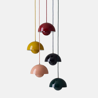 Bunter Halbkreisförmiger Farbiger Kronleuchter mit Nordic-Design