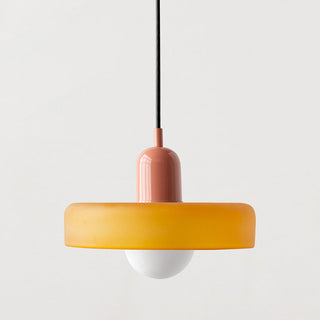 Moderne Glas Pendelleuchte Art Déco Design für Esszimmer und Wohnzimmer
