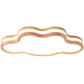 Moderne Holz Wolken und Stern Deckenlamp