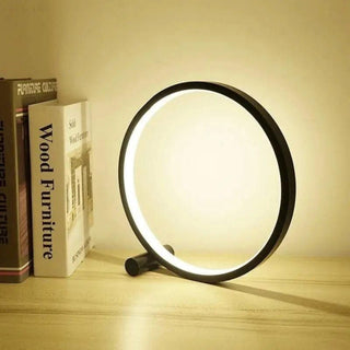 Zeitgenössische Runde LED Dimmbare Schreibtischlampe
