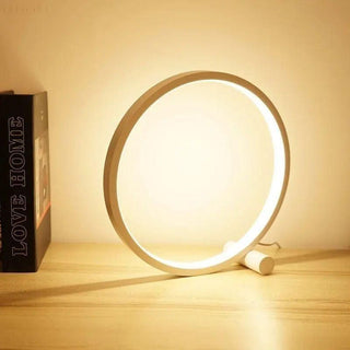 Zeitgenössische Runde LED Dimmbare Schreibtischlampe