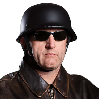 Motorrad-Halbhelm im Klassischen Stil