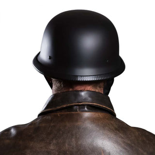 Motorrad-Halbhelm im Klassischen Stil