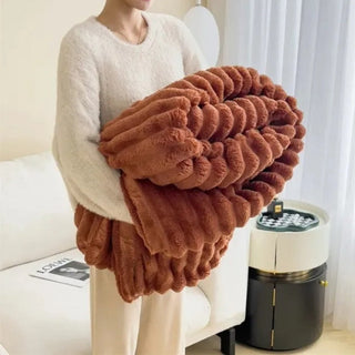 Gemütliche Kuscheldecken für Winterbett