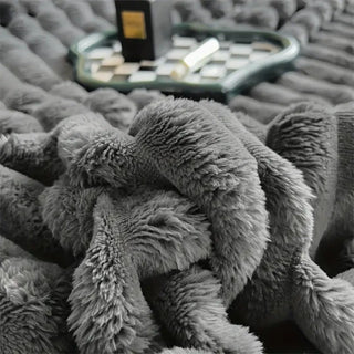Gemütliche Kuscheldecken für Winterbett