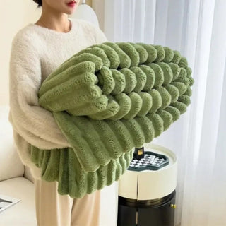 Gemütliche Kuscheldecken für Winterbett