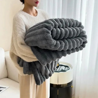 Gemütliche Kuscheldecken für Winterbett