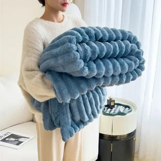 Gemütliche Kuscheldecken für Winterbett
