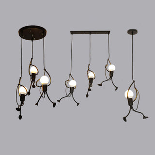 Künstlerische Verspielte Retro Iron Man Hängelampe