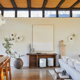 Künstlerische Alabaster Mehrfach-Wandleuchte