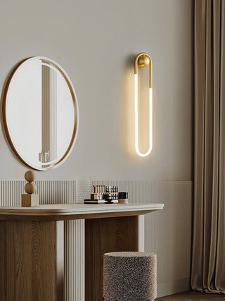 Raffinierte künstlerische Loop Wandleuchte