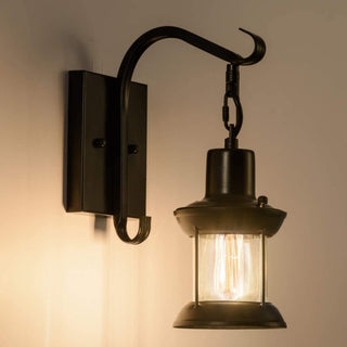 Rustikale Mid Century Retro Wandleuchte für Zuhause