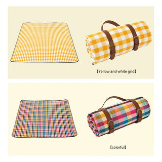 Kompakte Outdoor Plaid Picknickdecke für Familienausflüge