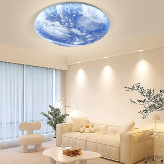 LED Deckenleuchte Mond – Runde Deckenlampe im Mond-Design