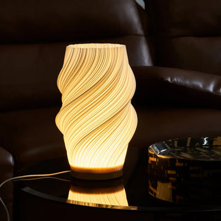 Elegante Serene Wavecrest Lampe für moderne Innenräume