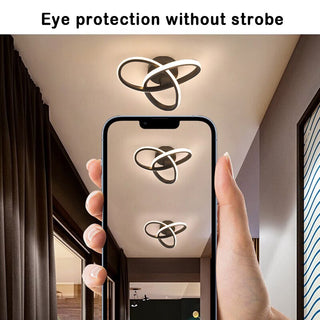 Elegante Schlanke Deckenlampe mit Dimmbaren Ringen