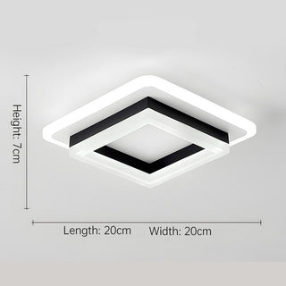 LED Quadratisch Moderne Deckenleuchten