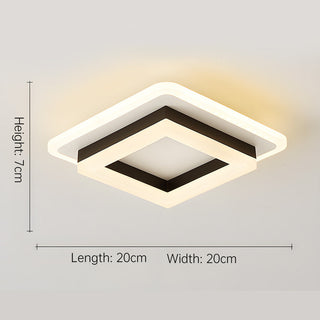 LED Quadratisch Moderne Deckenleuchten