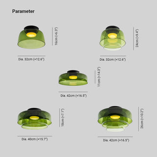 Elegante Nordische Glas Deckenleuchte für Moderne Räume