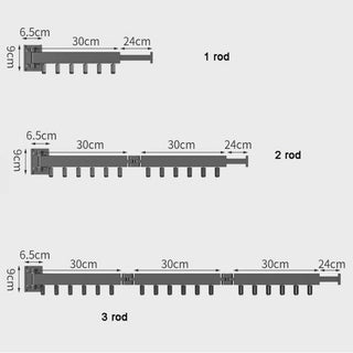 Eleganter Wäschetrockner für die Wandmontage