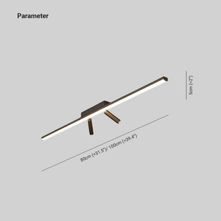 Schlankes Verstellbares Lineares LED Deckenlicht