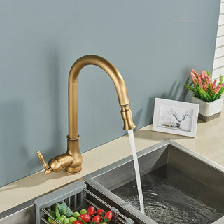 Zeitloser Vintage Küchenwasserhahn