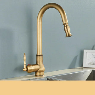 Zeitloser Vintage Küchenwasserhahn