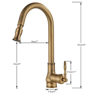 Zeitloser Vintage Küchenwasserhahn