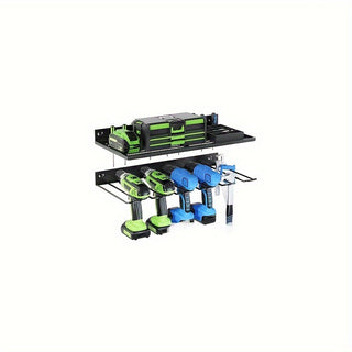 Vielseitiges Wandmontiertes regal mit Werkstatt