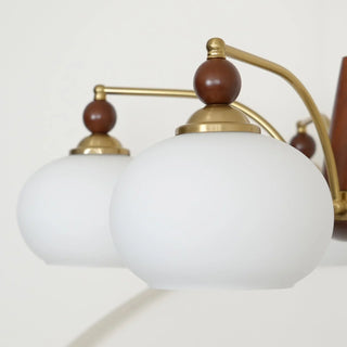 Beeindruckender Mid-Century Retro Glaskronleuchter Licht Design